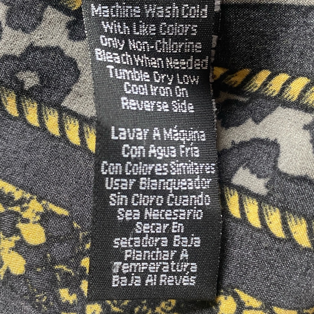 Vintage Single Stitch Patterned Button Up - image 7